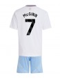 Aston Villa John McGinn #7 Replika Borta Kläder Barn 2024-25 Kortärmad (+ byxor)